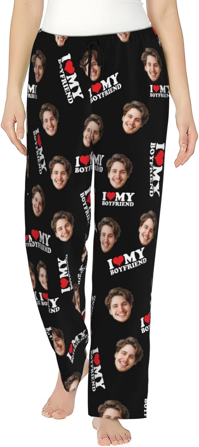 Personalized Pajama Pants For Men Women Custom Pajama Pants With Face Custom Face Pajamas Funny Customized Gifts