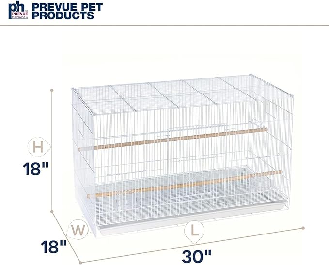 Medieval Moods Flight Bird Cage with Castle-Inspired Design, Spacious Interior, Durable Construction, and Ample Room for Birds to Fly, Play White