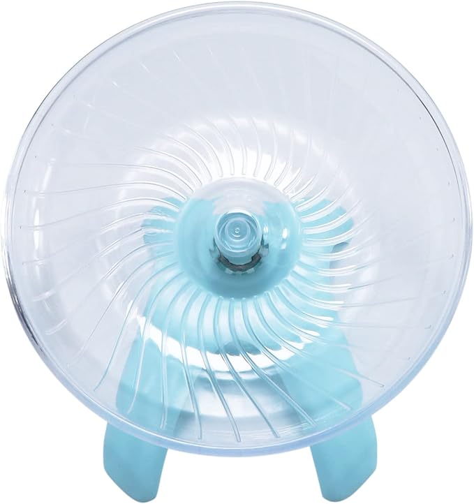 Litewoo Hamster Toys Wheel Exercise Flying Saucer,Silence Run Spinner, for Gerbil Rat Mouse Mice Hamster and Other Small Animal (Light Blue)