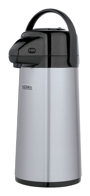 Thermos Black/Silver Stainless Steel Carafe PP1920TRI2, Pack of 2