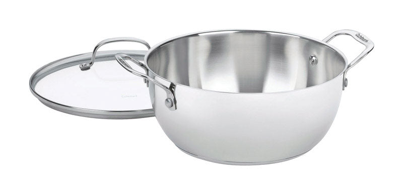 Cuisinart Chef's Classic Stainless Steel Pot 5.5 qt Silver 755-26GD