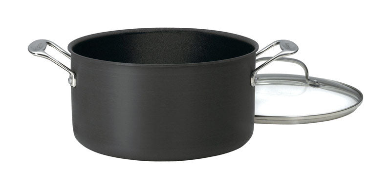 Cuisinart Chef's Classic Stainless Steel Stock Pot 6 qt Black 644C-24