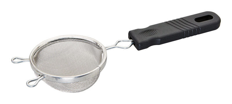 Good Cook Silver/Black Aluminum Mesh Strainer 24987