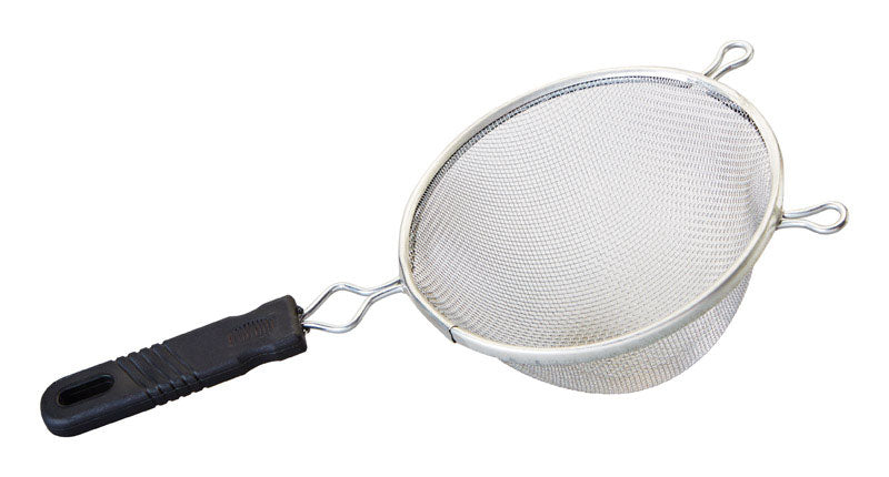 Good Cook Silver/Black Aluminum Mesh Strainer 24988