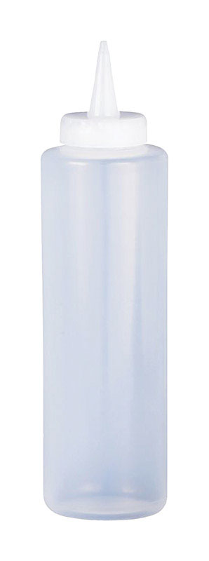 Harold Import Clear Plastic Squeeze Bottle 12 oz 43163