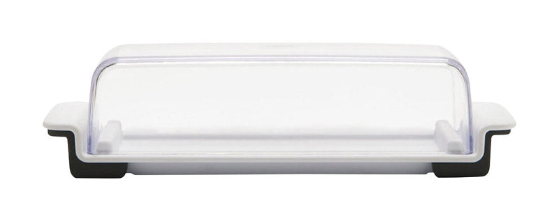 OXO Good Grips Black/White Plastic Butter Dish 4 oz 11122500