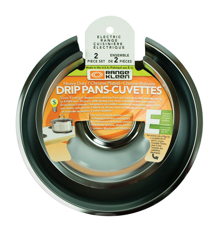Range Kleen Steel Drip Pan 8 in. W X 8 in. L 10342X