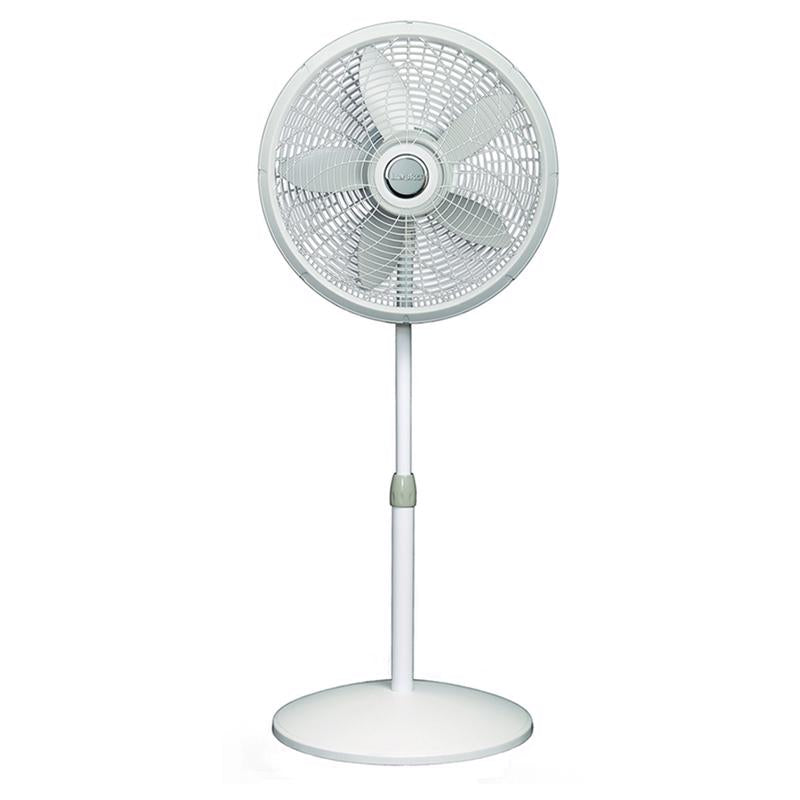 Lasko 54-1/2 in. H X 18 in. D 3 speed Oscillating Pedestal Fan 1820