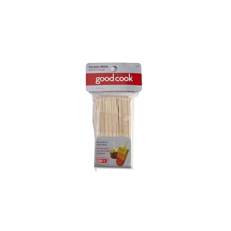 Good Cook Tan Wood Ice Pop Sticks 24976