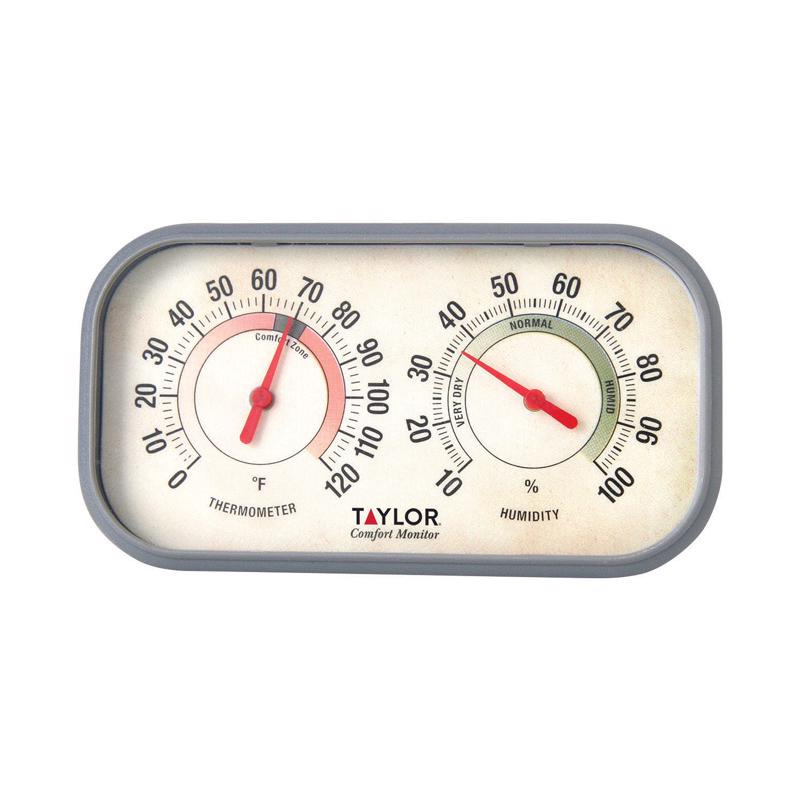 Taylor Humidity Meter/Thermometer Plastic 5.91 in. 5506