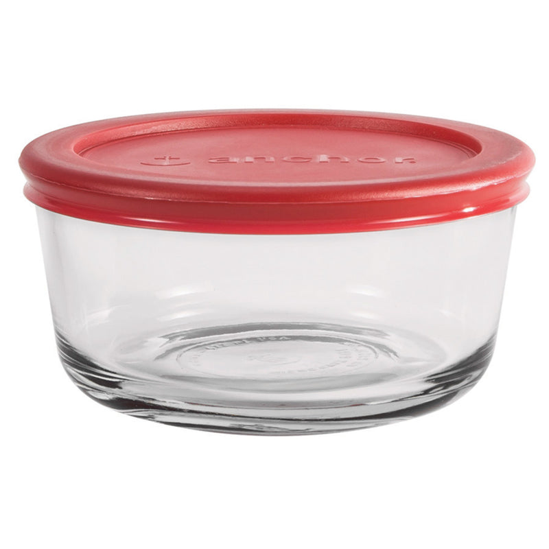 Anchor Hocking 2 cups Clear Food Storage Container 91547L24 1 pk, Pack of 6