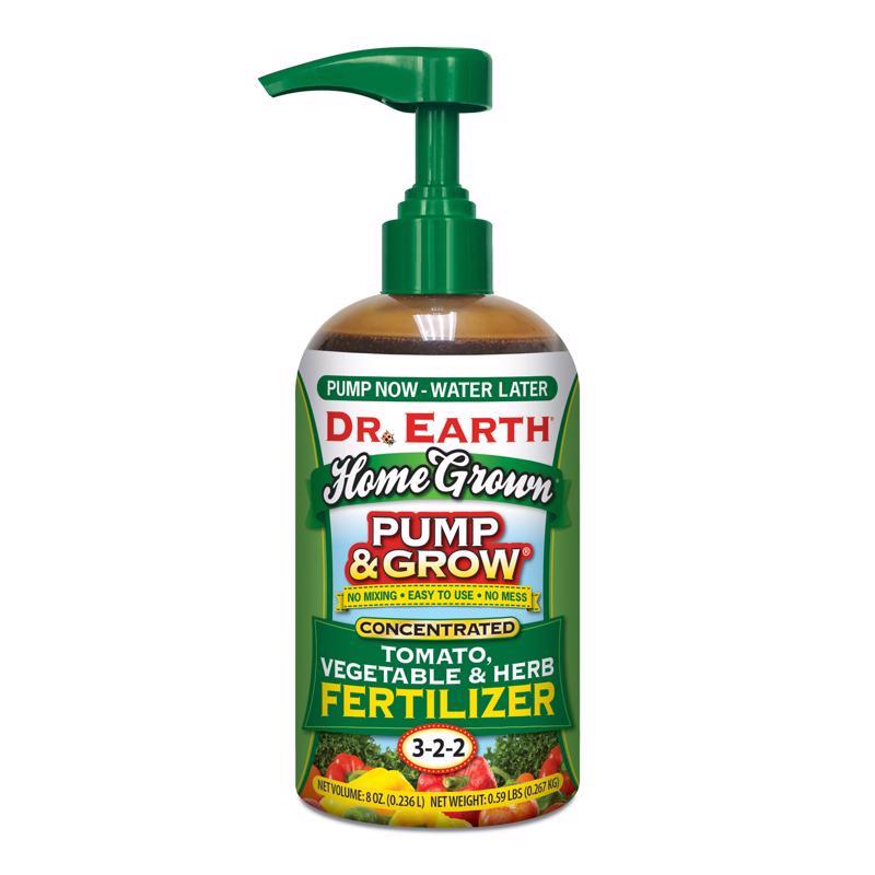 Dr. Earth Home Grown Vegetable and Herb 3-2-2 Plant Fertilizer 8 oz 1066