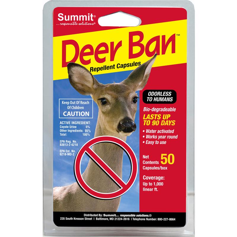 Summit Deer Ban Animal Repellent Capsule For Deer 2001 50 ct