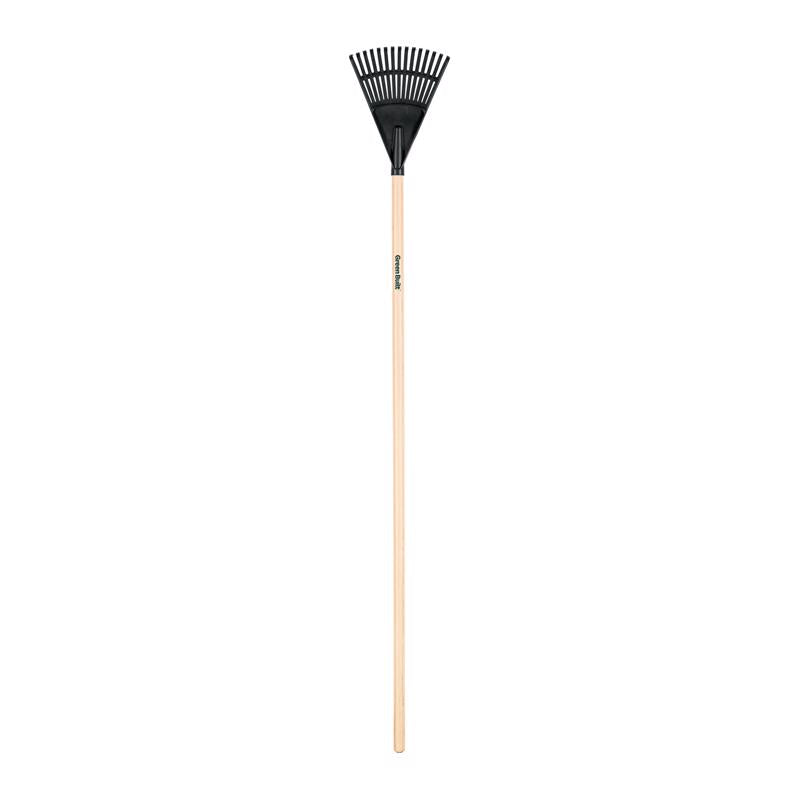Truper Tru-Tough 54.5 in. 15 Tine Poly Shrub Rake Wood Handle EP-15, Pack of 6