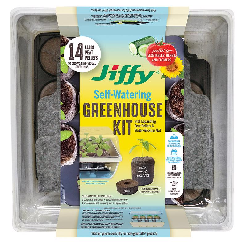 Jiffy 14 Cells 11 in. H X 11 in. W Seed Starting Kit T14HG 1 pk