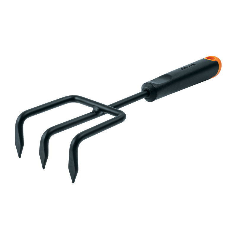 Fiskars 200S 3 Tine Stainless Steel Cultivator 12 in. 1069049