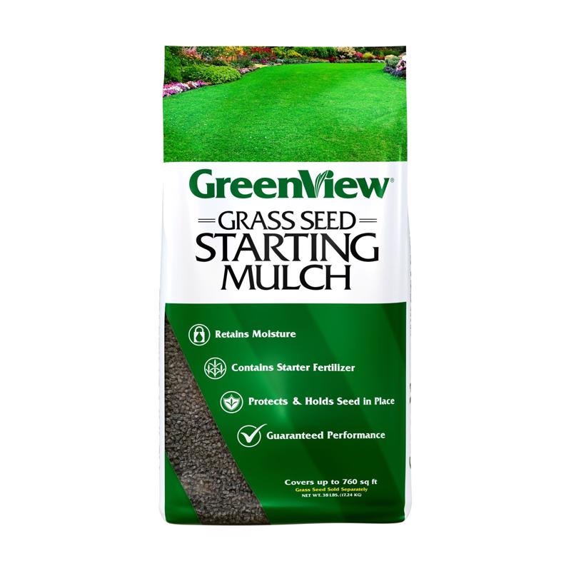GreenView Seeding Success All Grasses Sun or Shade Grass Seed Starting Mulch 38 lb 2329909