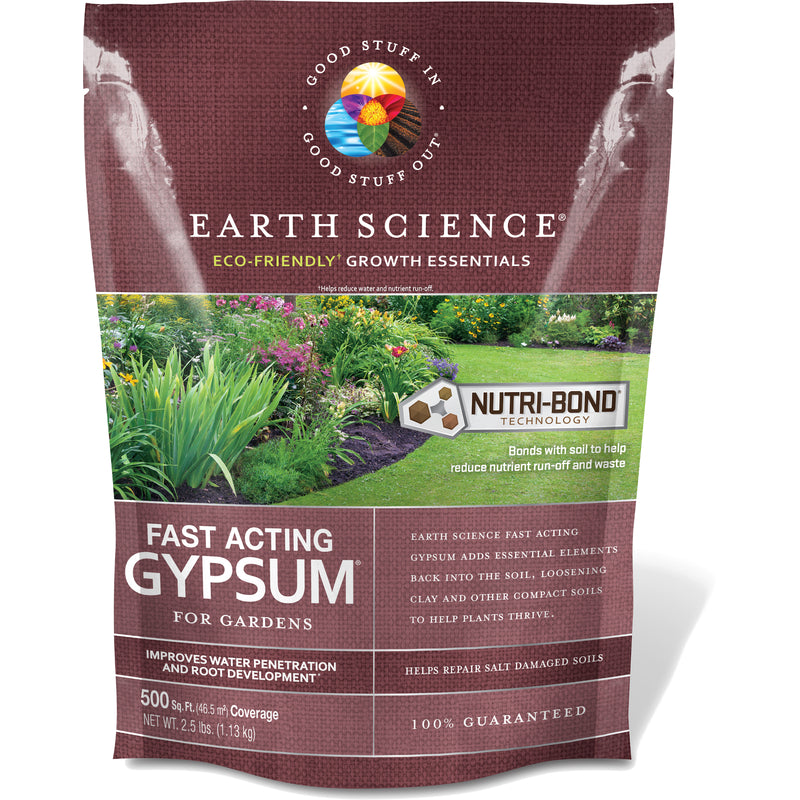 Earth Science Fast Acting Garden Gypsum 500 sq ft 2.5 lb 12132-6