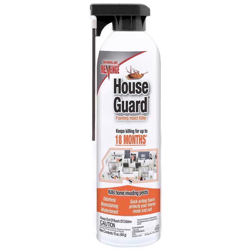 Bonide House Guard Ant and Roach Killer Foam 15 oz 46640, Pack of 12