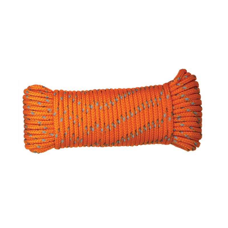 Koch Industries 5/32 in. D X 50 ft. L Orange Diamond Braided Polypropylene Rope 5180504