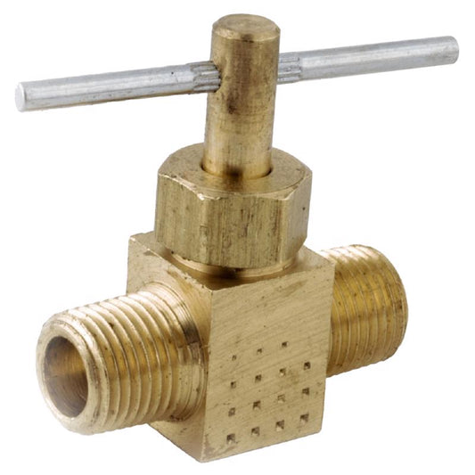 Anderson Metals 1/4 in. 1/4 in. Brass Needle Valve 759108-04AH