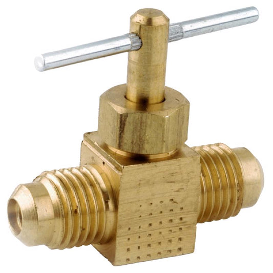 Anderson Metals 1/4 in. 1/4 in. Brass Needle Valve 759110-04AH, Pack of 5