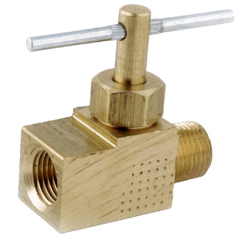 Anderson Metals 1/8 in. 1/8 in. Brass Needle Valve 759135-02AH