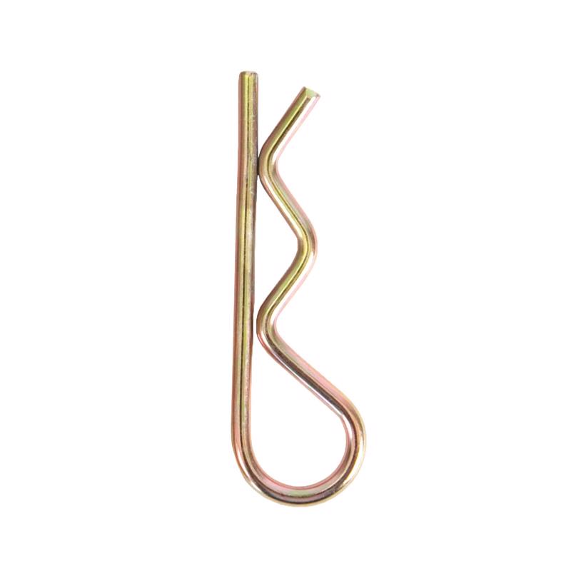 Koch Industries Zinc Plated Hitch Pin Clip 0.19 in. D X 3.75 in. L 7/8 - 1-1/4 in. 4022513, Pack of 10