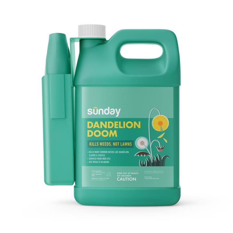 Sunday Dandelion Doom Herbicide RTU Liquid 128 oz WC2006, Pack of 3