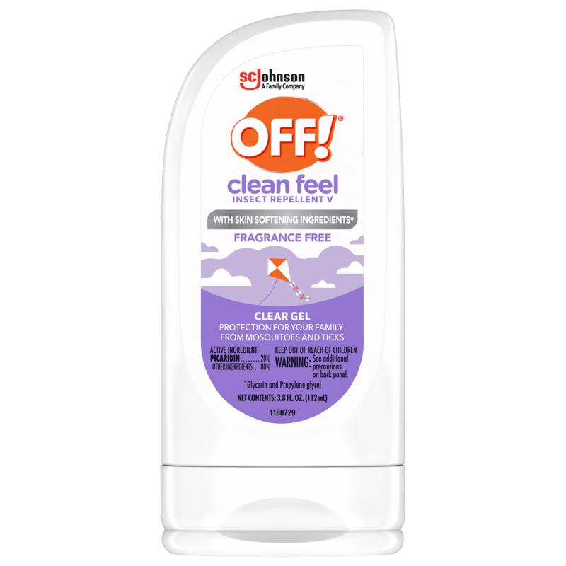 OFF! Clean Feel Insect Repellent Gel For Mosquitoes/Ticks 3.8 oz 04719
