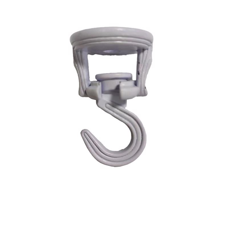 Living Accents White Zinc 3.56 in. H Swivel Swag Hook 58031 1 pk