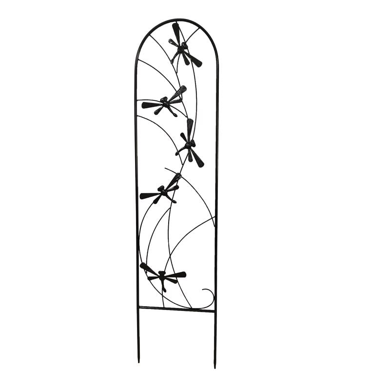 Living Accents 40 in. H Black Steel Pot Trellis 58060