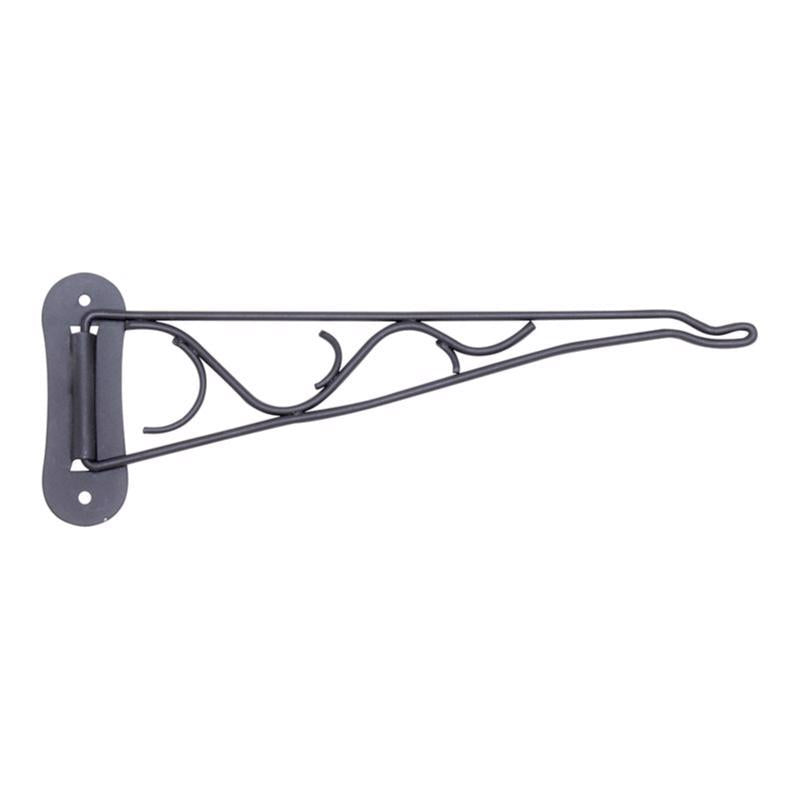 Living Accents Black Steel 10 in. H Swivel Plant Hook 58019 1 pk