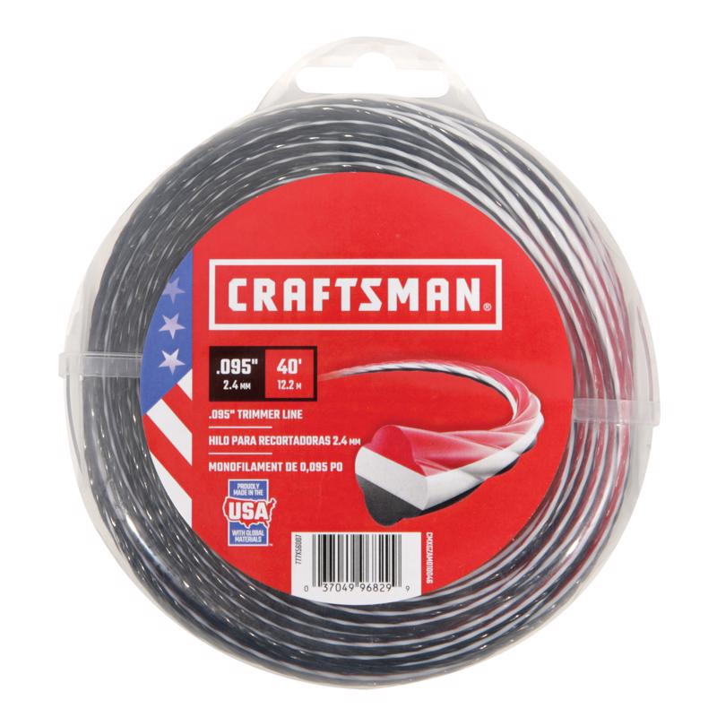 Craftsman Professional Grade .095 in. D X 40 ft. L Trimmer Line CMXGZAM010046