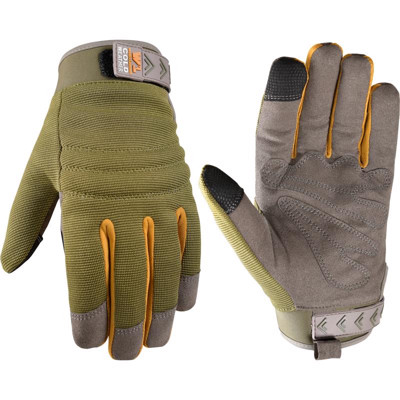 Wells Lamont Women's Outdoor Winter Work Gloves Olive S 1 pair 7809SG