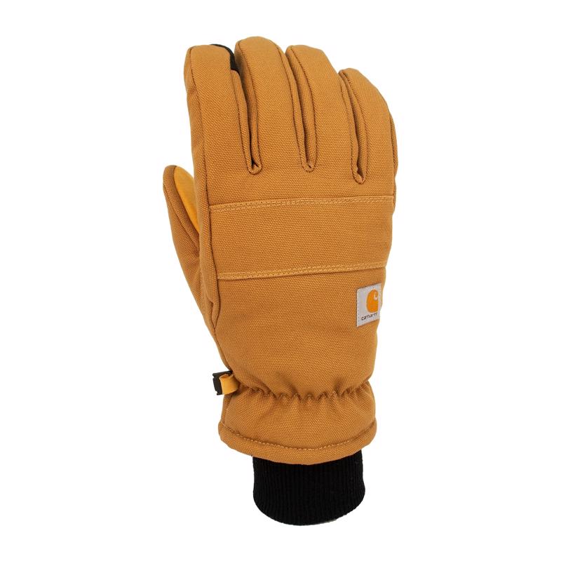 Carhartt Men's Indoor/Outdoor Winter Work Gloves Gold L 1 pair GL0781MBROWN-L