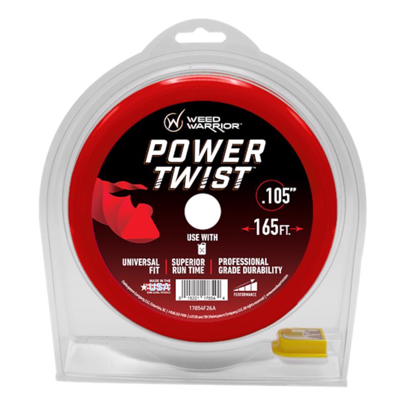 Weed Warrior Professional Grade .105 in. D X 165 ft. L Trimmer Line 17854