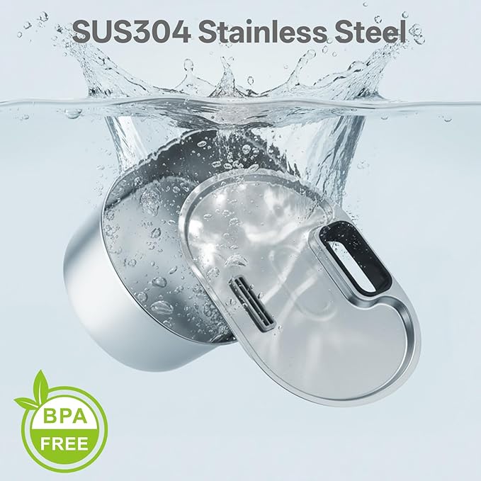 Cat Water Fountain Stainless Steel, 3.5L/118oz Large Capacity Automatic Cat Water Dispenser with Filter, Cordless, Ultra Quiet Pet Water Fountain