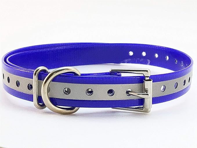 Universal 27 ½” X ¾” Replacement Band Strap for Dog Training Collar - Adjustable Waterproof TPU for Remote E-Collar, Static/Vibration Shock Trainer, Fits Most Bark Control & Obedience Devices
