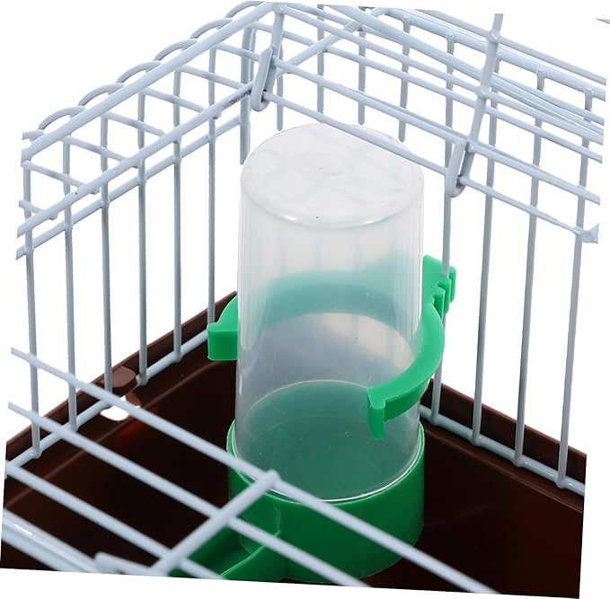 BESPORTBLE Portable Bird Cage for Lovebirds Spacious Travel Carrier with Perch Food Box Waterer Lightweight Convenient Cage for Parrots Small Pets for Outdoor Use