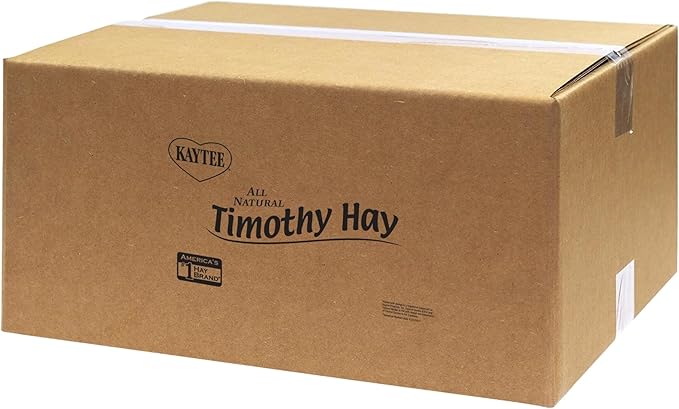 Kaytee First Cut Timothy Hay, High Fiber, Grown Specifically for Small Animals, Rabbits, Guinea Pigs, Chinchillas, 6.5 Pounds