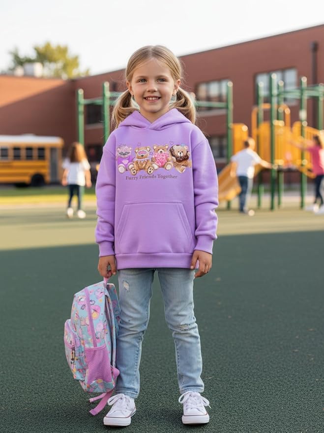 WELAKEN Sweatshirts for Girls Toddler & Kids II Little Girl's Pullover Tops Sweaters & Hoodies
