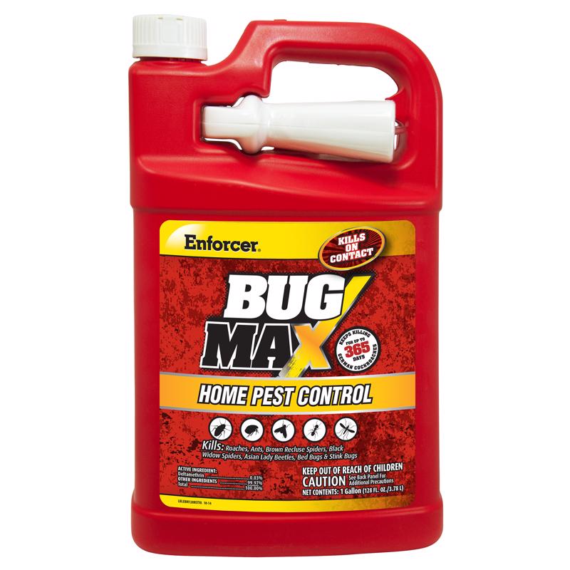Enforcer BugMax Home Pest Control Liquid 1 gal EBM128, Pack of 4
