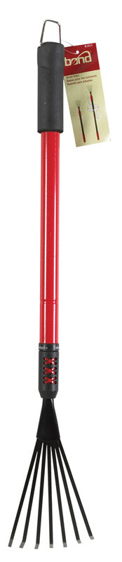 Bond 37 in. 9 Tine Steel Fan Rake Steel Handle LH013