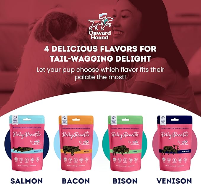 Training Treats for Dogs - Soft Venison - Low Calorie Dog Training Treats for Sensitive Stomachs with Single Source Premium Protein, Corn Free, & Soy Free Formula - 10 oz