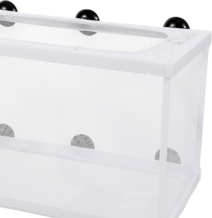 2pcs Fish Hatchery Box Aquarium Separation Net Nylon Incubator Mesh - Large Size