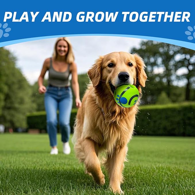 Dog Toys Ball, Interactive Dog Ball, Shaking with Gibbering Sound, for Training & Herding, S, 3.14 in (8 cm)