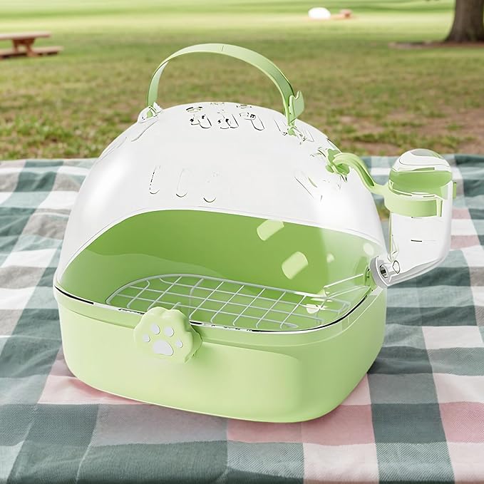 Parrot Carrier - Travel Bird Cage with Water Bottle, Parrot Travel Cage | Breathable Pet Bird Carrying Accessory for Hedgehog Chinchillas Lovebirds Cockatiels Budgies Macaws Parakeet