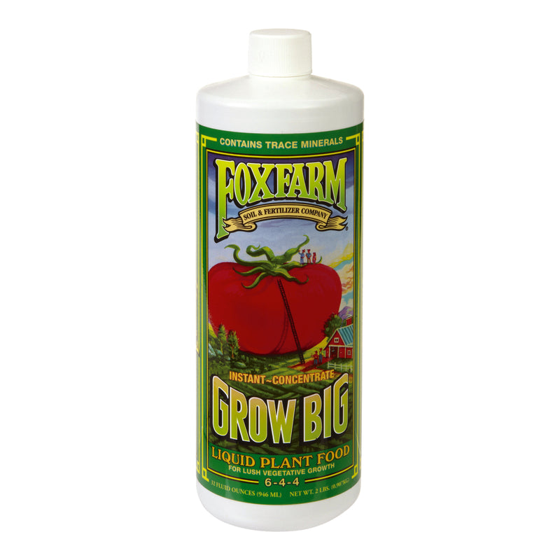 FoxFarm Grow Big Liquid Concentrate Plant Food 1 qt FX14006