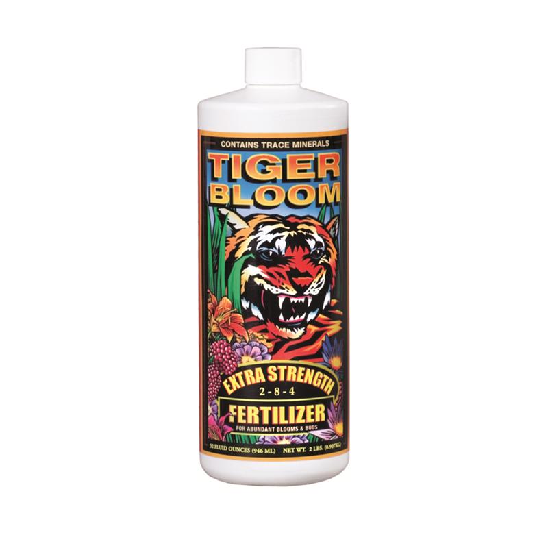 FoxFarm Tiger Bloom Flowering Plants and Bulbs 2-8-4 Fertilizer 1 qt FX14019